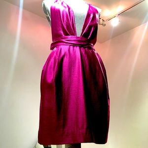 James Coviello silk cocktail dress